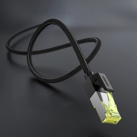 Kabel Ugreen NW150 80423 Ethernet RJ45 Cat 7 10Gbps 2m - czarny Kabel Ugreen NW150 80423 Ethernet RJ45 Cat 7 10Gbps 2m - czarny