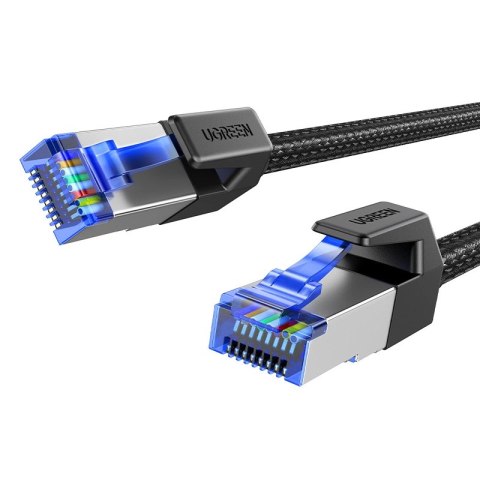 Kabel Ugreen NW153 Ethernet RJ45 Cat8 miedziany rdzeń 1.5m - czarny Kabel Ugreen NW153 Ethernet RJ45 Cat8 miedziany rdzeń 1.5m - czarny