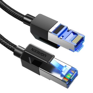 Kabel Ugreen NW153 Ethernet RJ45 Cat8 miedziany rdzeń 1.5m - czarny