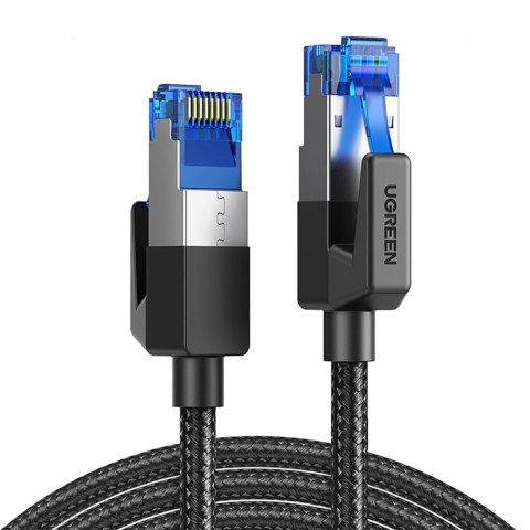 Kabel Ugreen NW153 Ethernet RJ45 Cat8 miedziany rdzeń 1.5m - czarny Kabel Ugreen NW153 Ethernet RJ45 Cat8 miedziany rdzeń 1.5m - czarny