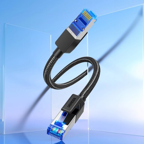 Kabel Ugreen NW153 Ethernet RJ45 Cat8 miedziany rdzeń 1.5m - czarny Kabel Ugreen NW153 Ethernet RJ45 Cat8 miedziany rdzeń 1.5m - czarny