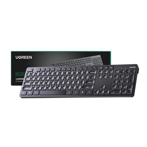Klawiatura Ugreen KU004 90875 przewodowa 1.5 m do Windows / MacOS - czarna Klawiatura Ugreen KU004 90875 przewodowa 1.5 m do Windows / MacOS - czarna