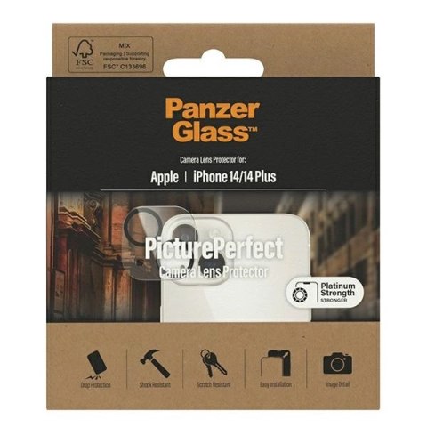 Ochrona szkła aparatu PanzerGlass Camera Protector do iPhone 14 / 14 Plus