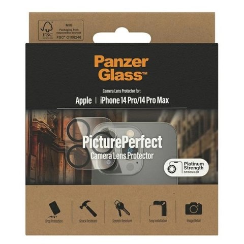 Ochrona szkła aparatu PanzerGlass Camera Protector do iPhone 14 Pro / 14 Pro Max