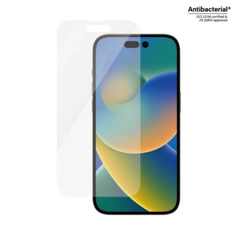 Szkło PanzerGlass Classic Fit antybakteryjne na iPhone 14 Pro