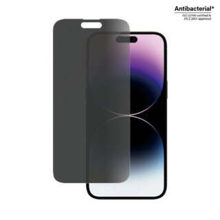 Szkło PanzerGlass Classic Fit prywatyzujące antybakteryjne na iPhone 14 Pro Max