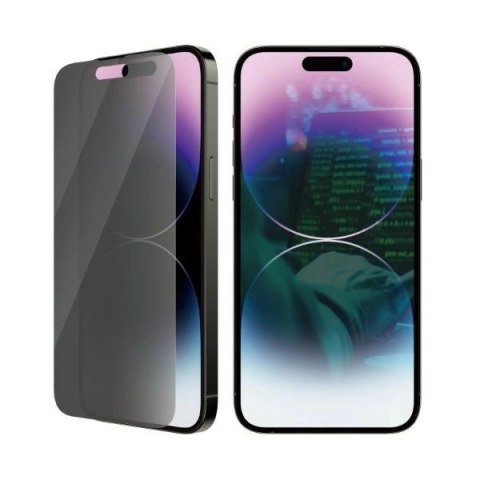 Szkło PanzerGlass Classic Fit prywatyzujące antybakteryjne na iPhone 14 Pro Max