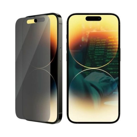 Szkło PanzerGlass Classic Fit prywatyzujące antybakteryjne na iPhone 14 Pro Szkło PanzerGlass Classic Fit prywatyzujące antybakteryjne na iPhone 14 Pro