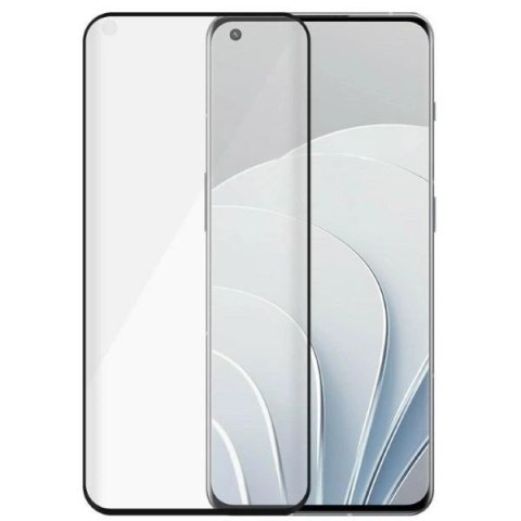 Szkło PanzerGlass E2E Microfracture antybakteryjne na OnePlus 9 Pro / 10 Pro / 11 - z czarną ramką