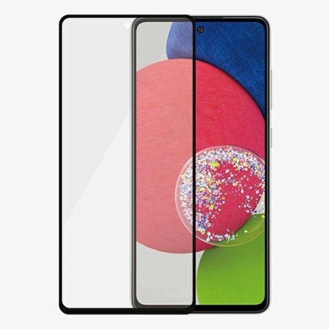 Szkło PanzerGlass E2E Microfracture antybakteryjne na Samsung Galaxy A52 / A52 5G / A53 5G - z czarną ramką Szkło PanzerGlass E2E Microfracture antybakteryjne na Samsung Galaxy A52 / A52 5G / A53 5G - z czarną ramką