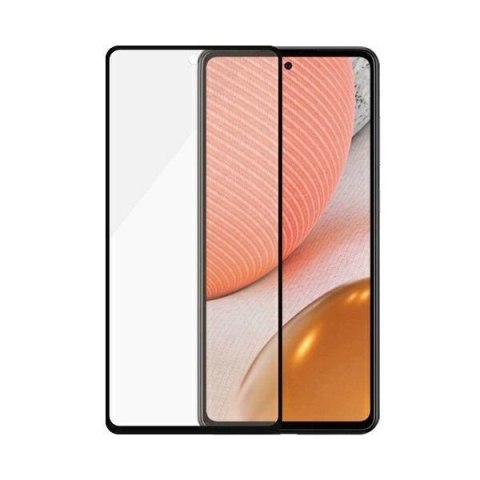 Szkło PanzerGlass E2E Microfracture antybakteryjne na Samsung Galaxy A72 - z czarną ramką Szkło PanzerGlass E2E Microfracture antybakteryjne na Samsung Galaxy A72 - z czarną ramką