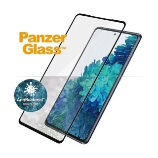 Szkło PanzerGlass E2E Microfracture antybakteryjne na Samsung Galaxy S20 FE - z czarną ramką
