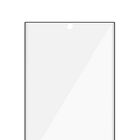 Szkło PanzerGlass E2E Microfracture antybakteryjne na Samsung Galaxy S22 Ultra - z czarną ramką