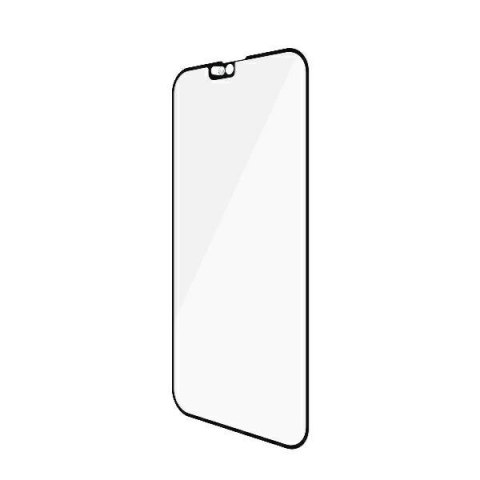 Szkło PanzerGlass E2E Microfracture antybakteryjne z osłoną aparatu z kryształem Swarovsky na iPhone 13 Pro Max - z czarną ramką