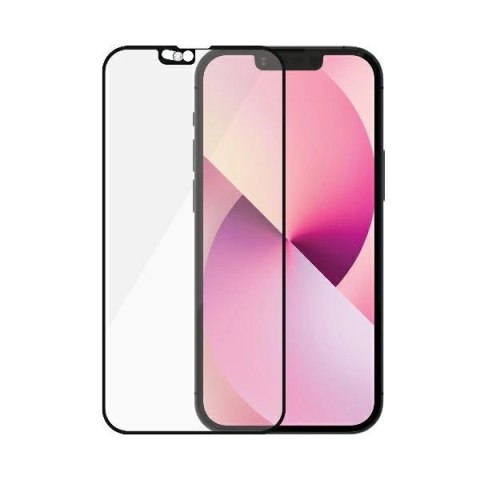 Szkło PanzerGlass E2E Microfracture antybakteryjne z osłoną aparatu z kryształem Swarovsky na iPhone 13 mini - z czarną ramką Szkło PanzerGlass E2E Microfracture antybakteryjne z osłoną aparatu z kryształem Swarovsky na iPhone 13 mini - z czarną ramką