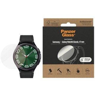 Szkło PanzerGlass Screen Protector antybakteryjne na Samsung Galaxy Watch 6 Classic 47 mm