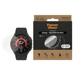 Szkło PanzerGlass Screen Protector antybakteryjne na Samsung Galaxy Watch Classic 5 Pro 45 mm