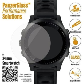 Szkło PanzerGlass Screen Protector na Samsung Galaxy Watch 3 34mm / Garmin Forerunner 645 / 645 Music / Fossil Q Venture Gen 4 /