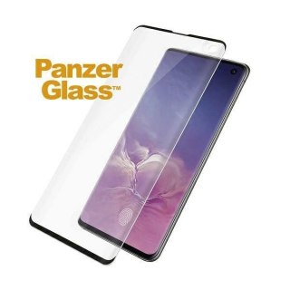 Szkło hartowane PanzerGlass Curved Super+ na Samsung S10 - z czarną ramką
