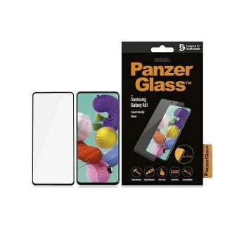 Szkło hartowane PanzerGlass E2E Regular na Samsung Galaxy A51 - z czarną ramką