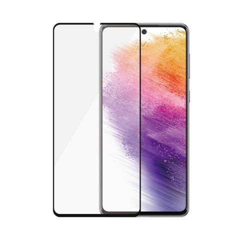 Szkło hartowane PanzerGlass E2E Regular na Samsung Galaxy A73 - z czarną ramką