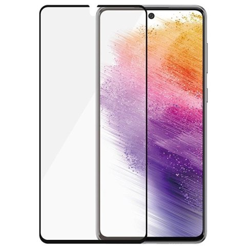 Szkło hartowane PanzerGlass E2E Regular na Samsung Galaxy A73 - z czarną ramką