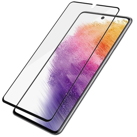 Szkło hartowane PanzerGlass E2E Regular na Samsung Galaxy A73 - z czarną ramką