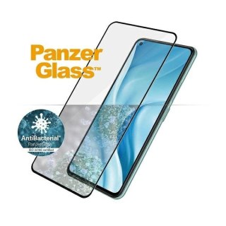 Szkło hartowane PanzerGlass E2E Regular na Xiaomi Mi 11 Lite 5G antybakteryjne - z czarną ramką