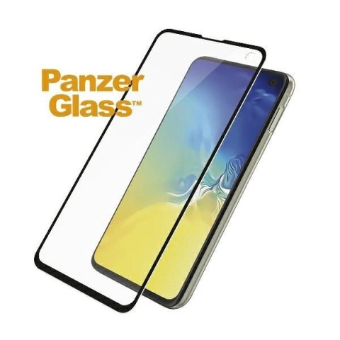 Szkło hartowane PanzerGlass E2E Super+ na Samsung Galaxy S10e - z czarną ramką