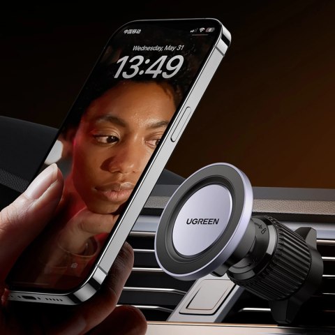 Uchwyt Ugreen LP428 samochodowy magnetyczny na telefon do kratki nawiewu - czarny