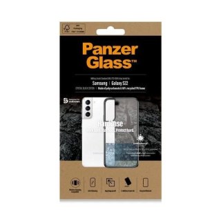 Etui PanzerGlass HardCase antybakteryjne z certyfikatem Military Grade na Samsung Galaxy S22 - przezroczyste