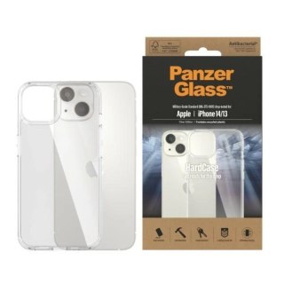 Etui PanzerGlass HardCase antybakteryjne z certyfikatem Military Grade na iPhone 14 / 15 / 13 - przezroczyste