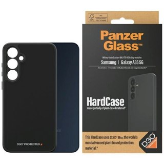Etui PanzerGlass HardCase z D3O® Bio i certyfikatem Military Grade na Samsung Galaxy A35 5G - przezroczysto-czarne