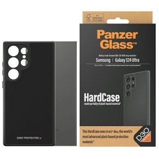 Etui PanzerGlass HardCase z D3O® Bio i certyfikatem Military Grade na Samsung Galaxy S24 Ultra - przezroczysto-czarne