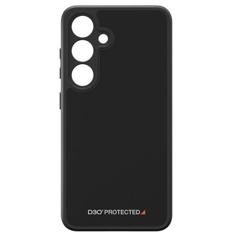 Etui PanzerGlass HardCase z D3O® Bio i certyfikatem Military Grade na Samsung Galaxy S24 - przezroczysto-czarne