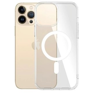 Etui PanzerGlass HardCase z MagSafe antybakteryjne z certyfikatem Military Grade na iPhone 13 Pro Max - przezroczyste