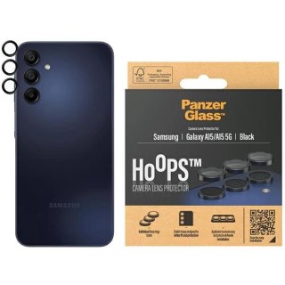Ochrona aparatu PanzerGlass Hoops Camera na Samsung Galaxy A15 / A15 5G - z czarną ramką