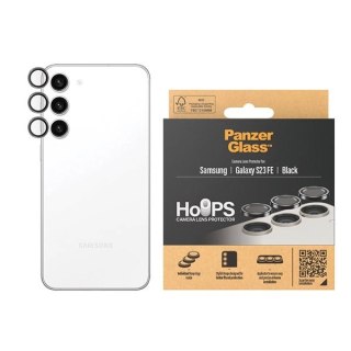 Ochrona aparatu PanzerGlass Hoops Camera na Samsung Galaxy S23 FE - z czarną ramką