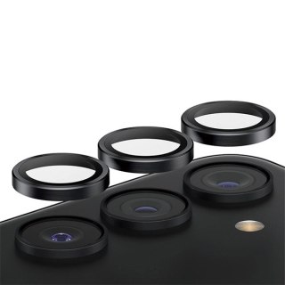 Ochrona aparatu PanzerGlass Hoops Camera na Samsung Galaxy S24 / S23 / S23+ - z czarną ramką