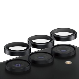 Ochrona aparatu PanzerGlass Hoops Camera na Samsung Galaxy S24+ - z czarną ramką