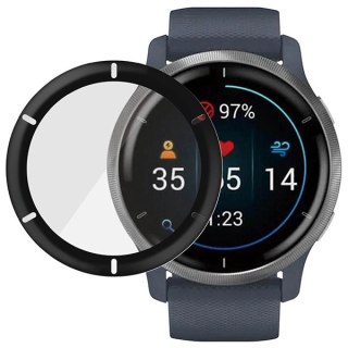 Ochrona ekranu PanzerGlass SmartWatch do smartwatchów Garmin Venu 2 / Venu 2 Plus / Vivoactive 4 - z czarną ramką