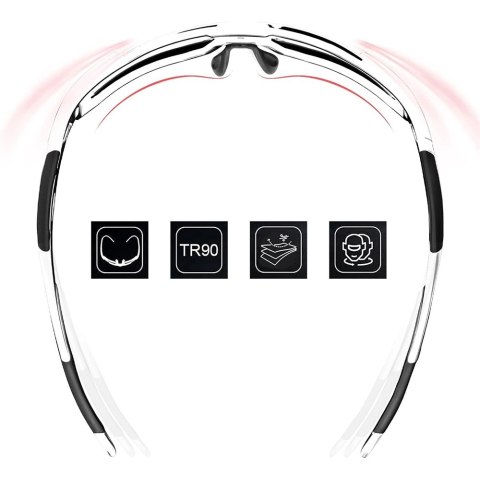 Okulary rowerowe Rockbros 10183 polaryzujące - niebieskie Okulary rowerowe Rockbros 10183 polaryzujące - niebieskie