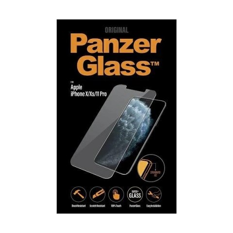 Szkło hartowane PanzerGlass Standard Super+ na iPhone X / XS / 11 Pro Szkło hartowane PanzerGlass Standard Super+ na iPhone X / XS / 11 Pro