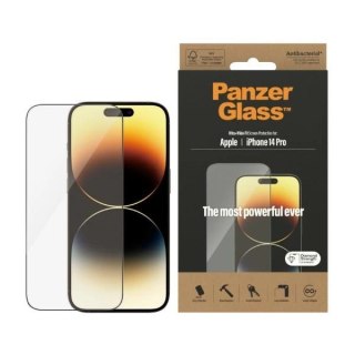 Szkło hartowane PanzerGlass Ultra-Wide Fit antybakteryjne na iPhone 14 Pro