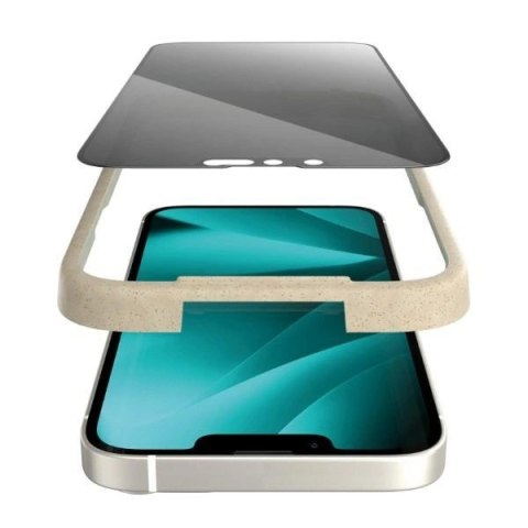 Szkło hartowane PanzerGlass Ultra-Wide Fit antybakteryjne prywatyzujące z pozycjonerem na iPhone 14 Plus / 13 Pro Max