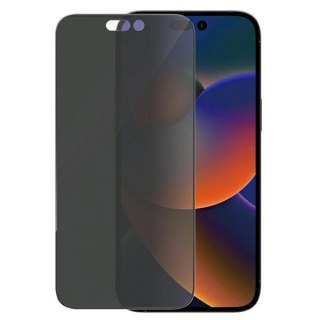 Szkło hartowane PanzerGlass Ultra-Wide Fit antybakteryjne prywatyzujące z pozycjonerem na iPhone 14 Pro Max