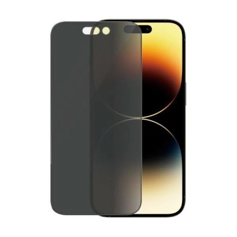 Szkło hartowane PanzerGlass Ultra-Wide Fit antybakteryjne prywatyzuzjące na iPhone 14 Pro Szkło hartowane PanzerGlass Ultra-Wide Fit antybakteryjne prywatyzuzjące na iPhone 14 Pro