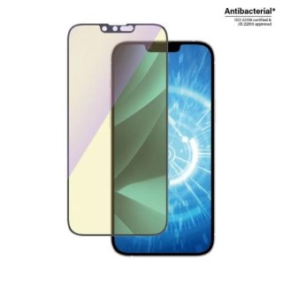 Szkło hartowane PanzerGlass Ultra-Wide Fit antybakteryjne z filtrem niebieskiego światła i pozycjonerem na iPhone 14 Plus / 13 P