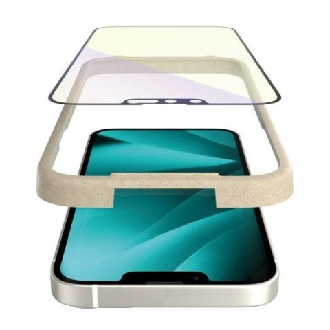 Szkło hartowane PanzerGlass Ultra-Wide Fit antybakteryjne z filtrem niebieskiego światła i pozycjonerem na iPhone 14 Plus / 13 P Szkło hartowane PanzerGlass Ultra-Wide Fit antybakteryjne z filtrem niebieskiego światła i pozycjonerem na iPhone 14 Plus / 13 P