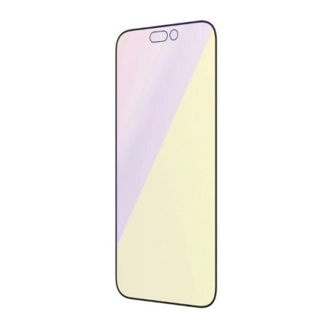 Szkło hartowane PanzerGlass Ultra-Wide Fit antybakteryjne z filtrem niebieskiego światła i pozycjonerem na iPhone 14 Pro
